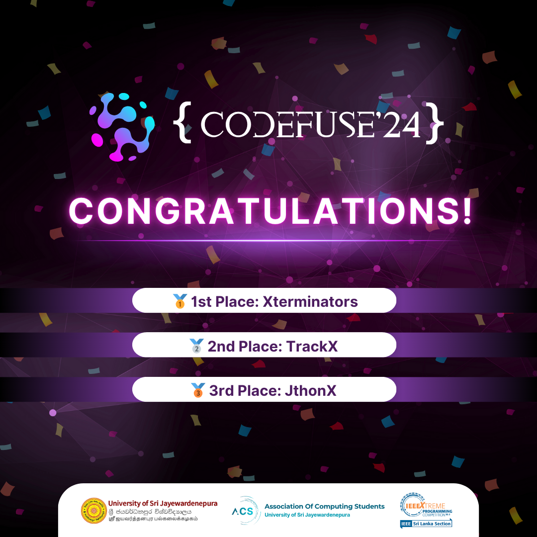 CODEFUSE 1.0 Event Poster
